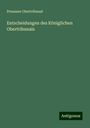 Preussen Obertribunal: Entscheidungen des Königlichen Obertribunals, Buch