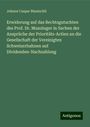 Johann Caspar Bluntschli: Erwiderung auf das Rechtsgutachten des Prof. Dr. Munzinger in Sachen der Ansprüche der Prioritäts-Actien an die Gesellschaft der Vereinigten Schweizerbahnen auf Dividenden-Nachzahlung, Buch