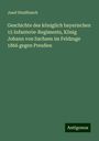 Josef Rindfleisch: Geschichte des königlich bayerischen 15 Infanterie-Regiments, König Johann von Sachsen im Feldzuge 1866 gegen Preußen, Buch