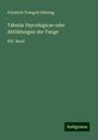 Friedrich Traugott Kützing: Tabular Psycologicae oder Abbildungen der Tange, Buch