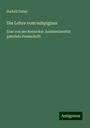 Rudolf Sohm: Die Lehre vom subpignus, Buch