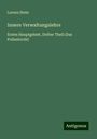 Lorenz Stein: Innere Verwaltungslehre, Buch