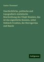 Gustav Thoemmel: Geschichtliche, politische und topografisch-statistische Beschreibung des Vilajet Bosnien, das ist das eigentliche Bosnien, nebst türkisch Croatien, der Hercegovina und Rascie, Buch