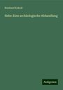 Reinhard Kekulé: Hebe: Eine archäologische Abhandlung, Buch