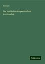 Anonym: Die Vorläufer des polnischen Aufstandes, Buch