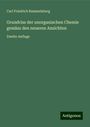 Carl Friedrich Rammelsberg: Grundriss der unorganischen Chemie gemäss den neueren Ansichten, Buch