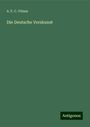 A. F. C. Vilmar: Die Deutsche Verskunst, Buch