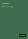 Thomas Bartow: Bartow Genealogy, Buch