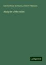 Karl Berthold Hofmann: Analysis of the urine, Buch