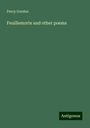 Percy Gordon: Feuillemorte and other poems, Buch