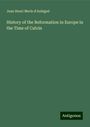 Jean Henri Merle D'Aubigné: History of the Reformation in Europe in the Time of Calvin, Buch