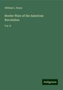 William L. Stone: Border Wars of the American Revolution, Buch