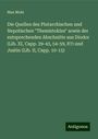 Max Mohr: Die Quellen des Plutarchischen und Nepotischen "Themistokles" sowie der entsprechenden Abschnitte aus Diodor (Lib. XI, Capp. 39-43, 54-59, 87) und Justin (Lib. II, Capp. 10-15), Buch