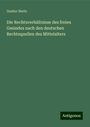 Gustav Hertz: Die Rechtsverhältnisse des freien Gesindes nach den deutschen Rechtsquellen des Mittelalters, Buch