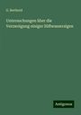 G. Berthold: Untersuchungen über die Verzweigung einiger Süßwasseralgen, Buch