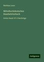 Matthias Lexer: Mittelhochdeutsches Handwörterbuch, Buch