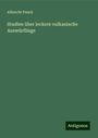 Albrecht Penck: Studien über lockere vulkanische Auswürflinge, Buch