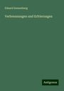 Eduard Sonnenburg: Verbrennungen und Erfrierungen, Buch