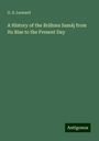 G. S. Leonard: A History of the Bráhma Samáj from Its Rise to the Present Day, Buch