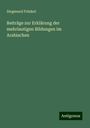 Siegmund Fränkel: Beiträge zur Erklärung der mehrlautigen Bildungen im Arabischen, Buch