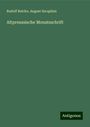 Rudolf Reicke: Altpreussische Monatsschrift, Buch