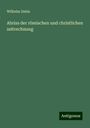 Wilhelm Dabis: Abriss der römischen und christlichen zeitrechnung, Buch