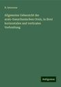 N. Severzow: Allgemeine Uebersicht der aralo-tianschanischen Ornis, in ihrer horizontalen und verticalen Verbreitung, Buch