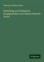 Johannes Friedrich Delius: Darstellung und Prüfung der Hauptgedanken von Friedrich Heinrich Jacobi, Buch