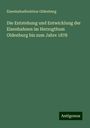 Eisenbahndirektion Oldenburg: Die Entstehung und Entwicklung der Eisenbahnen im Herzogthum Oldenburg bis zum Jahre 1878, Buch