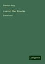 Friedrich Kapp: Aus und über Amerika, Buch