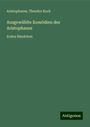 Aristophanes: Ausgewählte Komödien des Aristophanes, Buch