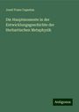 Josef Franz Capesius: Die Hauptmomente in der Entwicklungsgeschichte der Herbartischen Metaphysik, Buch