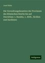 Josef Klein: Die Verwaltungsbeamten der Provinzen des Römischen Reichs bis auf Diocletian: 1. Bandes, 1. Abth.. Sicilien und Sardinien, Buch