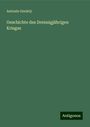 Antonín Gindely: Geschichte des Dreissigjährigen Krieges, Buch