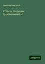 Graziadio Isaia Ascoli: Kritische Studien zur Sprachwissenschaft, Buch