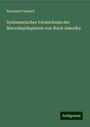 Bernhard Gerhard: Systematisches Verzeichniss der Macrolepidopteren von Nord-Amerika, Buch