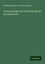 Wolfram Zingerle von Summersberg: Untersuchungen zur Echtheitsfrage der Heroiden Ovid's, Buch