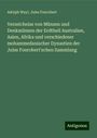 Adolph Weyl: Verzeichniss von Münzen und Denkmünzen der Erdtheil Australien, Asien, Afrika und verschiedener mohammedanischer Dynastien der Jules Fonrobert'schen Sammlung, Buch