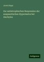 Jacob Stippl: Zur antistrophischen Responsion der anapaestischen Hypermetra bei Aischylos, Buch