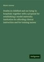 Munro Aeneas: Deaths in childbed and our lying-in hospitals: together with a proposal for establishing a model maternity institution for affording clinical instruction and for training nurses, Buch