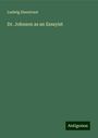 Ludwig Eisentraut: Dr. Johnson as an Essayist, Buch