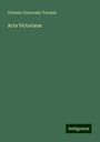 Victoria University Toronto: Acta Victoriana, Buch