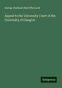 George Husband Baird Macleod: Appeal to the University Court of the University of Glasgow, Buch