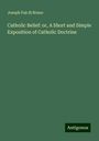 Joseph Faà Di Bruno: Catholic Belief: or, A Short and Simple Exposition of Catholic Doctrine, Buch