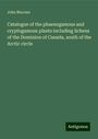 John Macoun: Catalogue of the phaenogamous and cryptogamous plants including lichens of the Dominion of Canada, south of the Arctic circle, Buch