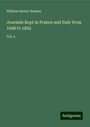 William Senior Nassau: Journals Kept in France and Italy from 1848 to 1852, Buch