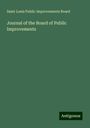 Saint Louis Public Improvements Board: Journal of the Board of Public Improvements, Buch