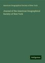 American Geographical Society of New York: Journal of the American Geographical Society of New York, Buch