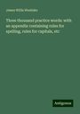 James Willis Westlake: Three thousand practice words: with an appendix containing rules for spelling, rules for capitals, etc, Buch