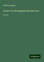 William Sargant: Essays of a Birmingham Manufacturer, Buch